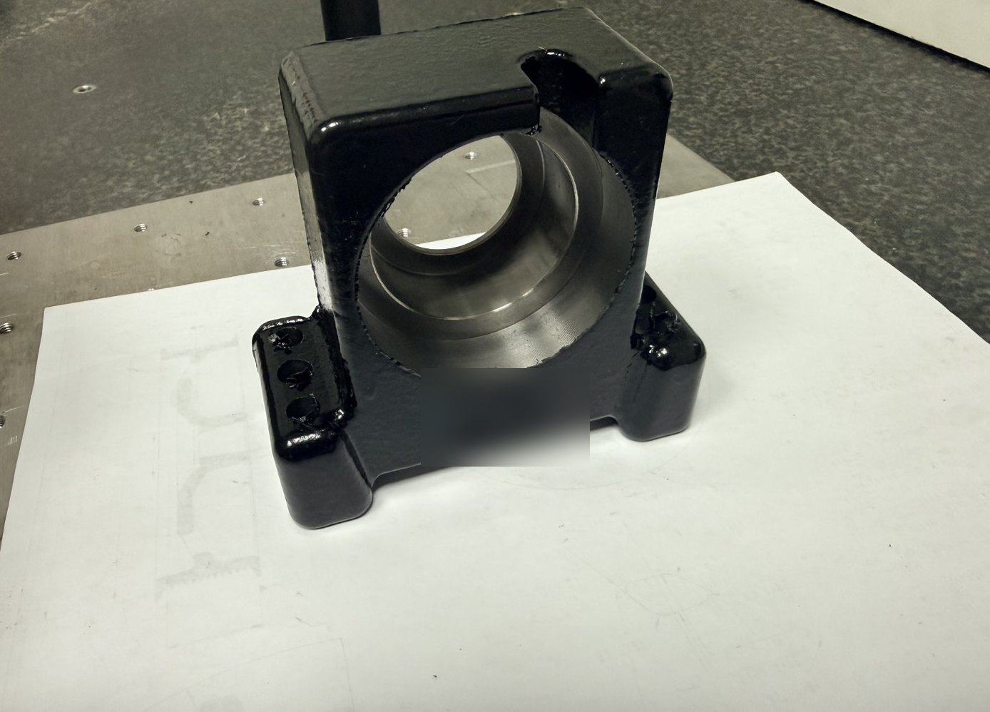滾珠螺桿支撐座 CNC 銑削搪孔加工 — 鑄鐵